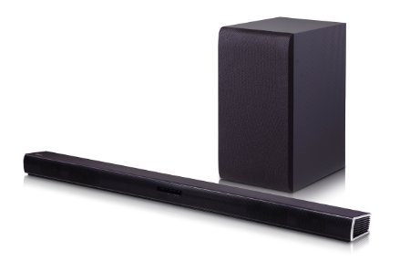 LG Electronics SH4 2.1 Channel 300W Sound Bar with Wireless Subwoofer (2016 Model)