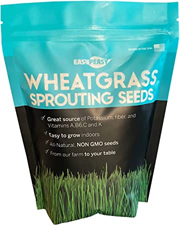 Wheatgrass Seeds | Non GMO | Grown in USA Wheat Grass Seeds | from Our Farm to Your Table (1 Pound)