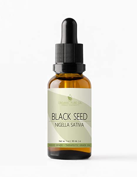 Saudi Arabian Black Seed Oil 1 oz - 100% Pure, All Natural, Pharmaceutical Grade Black Cumin Seed Oil from Saudi Arabia Perfect for Hair, Skin, Body Care Moisturizer - Kalonji Oil, Nigella Sativa