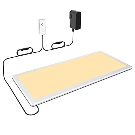 Super Bright Under Counter Light Fixtures, OxyLED Dimmable Under Cabinet Lighting, Extra Large LED Panel Light for Kitchen Closet, Art Studio, Attic, Office,Cupboard (12W, 750lm, Warm White 3000K)