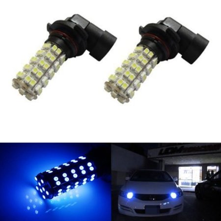 iJDMTOY 2 68-SMD 9005 HB3 LED Replacement Bulbs For High Beam Daytime Running Lights Ultra Blue