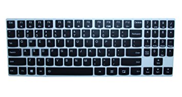 CaseBuy Ultra Thin Keyboard Cover Skin for Lenovo Legion Y520 Y720 15.6" Laptop(2017 Released), Black