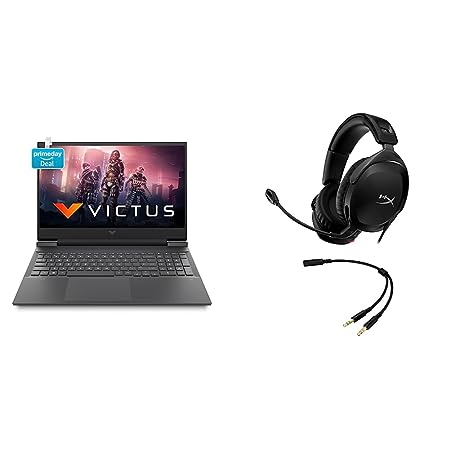 HP Victus Gaming Laptop 11th Gen Intel Core i5-11400H 16.1 inch(40.9 cm) FHD IPS Gaming Laptop & Cloud Stinger 2