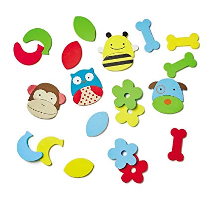 Skip Hop Zoo Bath Mix and Match Foam Pals,  Multi