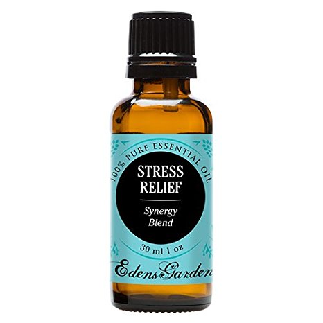 Stress Relief Synergy Blend Essential Oil by Edens Garden - 30 ml (Bergamot, Patchouli, Blood Orange, Ylang Ylang & Grapefruit)