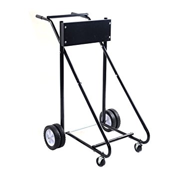 Goplus 315 LBS Outboard Boat Motor Stand Carrier Cart Dolly Storage Pro Heavy Duty New