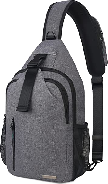 Lacdo Sling Bag Sling Backpack Travel Hiking Daypack Crossbody Shoulder Bag