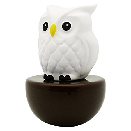 Ceramic fragrance diffuser for aromatherapy and decorate your place.Blinky owl(Brown vase)