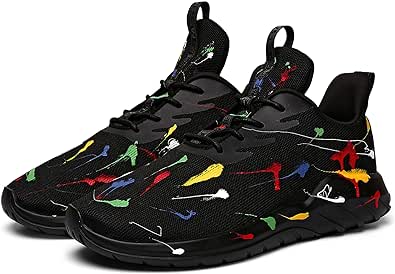 Soulsfeng Mens Running Shoes Lightweight Fashion Stylish Sports Workout Gym Tennis Walking Sneakers Size US 5.5-15