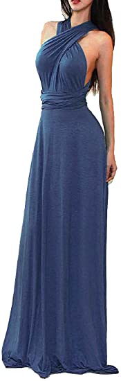 Vivicastle Women's USA Multiway Wrap Convertible Infinity Long Maxi Dress