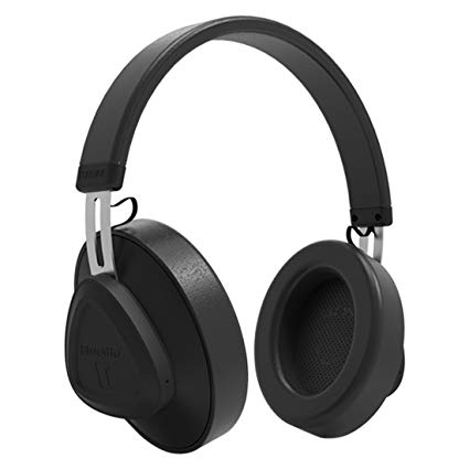 Bluedio TM Bluetooth 5.0 On-Ear Headphones Voice Control Stereo Wireless Headsets for Music& Call,Built-in Mic, Black