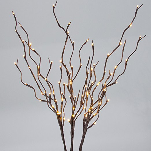 Best Choice Products 96LED Decorative Willow Branch Incandescent Lights Home 40 Inch