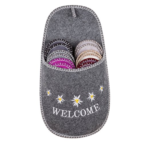 VIVOHOME Indoor Guest Slipper Set