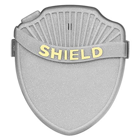 Shield Max Bedwetting Enuresis Alarm for Boys and Girls with 8 Loud Tones, Light and Vibration. Full Featured Bedwetting Alarm for Deep Sleepers to Stop Nighttime Bedwetting, Silver