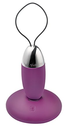 SVAKOM Luna&Selene Wireless Remote Mutual Control Interactive Vibrating Bullet and Nipple Massager for Couple(Violet).