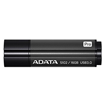 16GB AData DashDrive Elite S102 Pro USB3.0 Flash Drive (Titanium Grey)