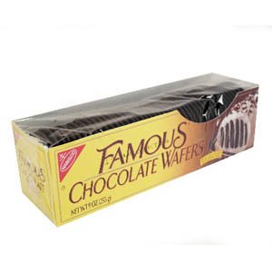 Nabisco, Famous Chocolate Wafers, 9oz Container (Pack of 4)