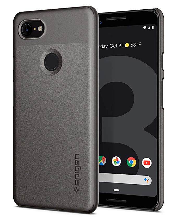 Spigen Thin Fit Designed for Google Pixel 3 Case (2018) - Graphite Gray