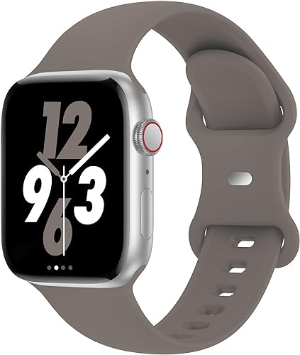 Acrbiutu Bands Compatible with Apple Watch 38mm 40mm 41mm 42mm 44mm 45mm 49mm, Replacement Soft Silicone Sport Accessory Strap Wristbands for iWatch Series Ultra/Ultra 2 9/8/7/6/5/4/3/2/1 SE Women Men