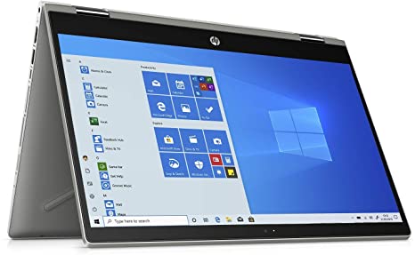 HP Pavilion x360 14-cd1009na 14-Inch Full HD Touch Screen Convertible Laptop, Intel Core i5-8265U, 8 GB RAM, 256 GB SSD, Windows 10 Home - Silver