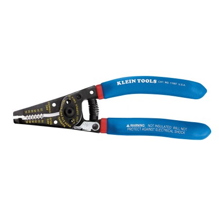 Klein Tools 11057 Klein Tools-Kurve Wire StripperCutter Blue with Red Stripe 20 - 32 ga