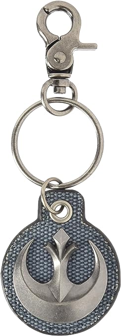 Bioworld Men's Star Wars Rogue One Rebel Keychain, blue, One Size