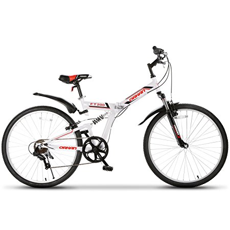 ORKAN Mountain Bike Shimano Hybrid Bike: 27.5'' MTB 21Speeds/ 26'' Foldable MTB 7Speeds