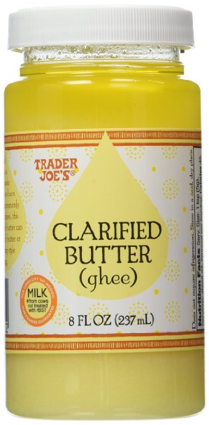Trader Joes Clarified Butter Ghee 2 - 8 oz Jars
