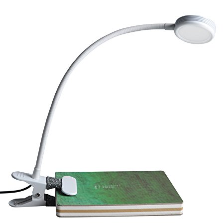 LEPOWER® Super Bright Clip on Light/ Light Color Changeable/Night Light Clip on for Desk, Bed headboard and Computers