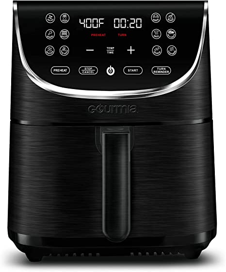 Gourmia GAF716 FRY FORCE 360° Digital 7 Qt. Air Fryer with 12 One-Touch Cooking Presets