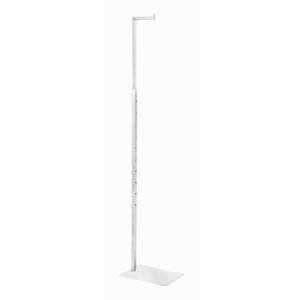 Clothing Display Stand 49-78" (H) White