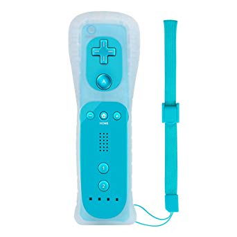 Wii Remote Controller, Prous XW17 Wireless Remote Controller with Free Silicone Case and Wrist Strap For Nintendo Wii and Wii U-Light Blue