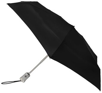 Totes Signature Auto Open Auto Close Compact Umbrella