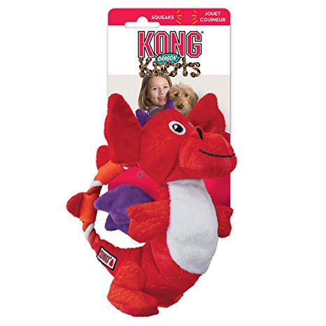 KONG Dragon Knots, Dog Toy, Medium/Large, Colors Vary