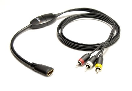 iSimple ISHD01 MediaLinx HDMI To Composite Video/Audio Adapter Cable (Black)