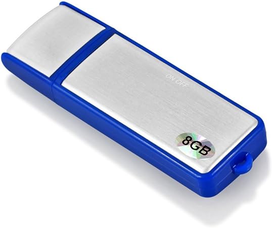 Bestland Blue 8GB USB Flash Drive Voice Recorder Digital Audio Recording Dictaphone Aluminium Memory Stick