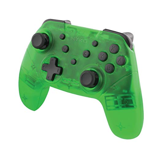 Nyko Wireless Core Controller - Bluetooth Pro Controller Alternative with Turbo and Android/PC Compatibility for Nintendo Switch - Green