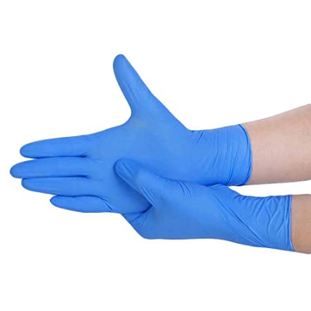 Liu Nian 20/50 Pcs Nitrile Disposable Gloves, Dustproof Safety Food Grade Protective Gloves