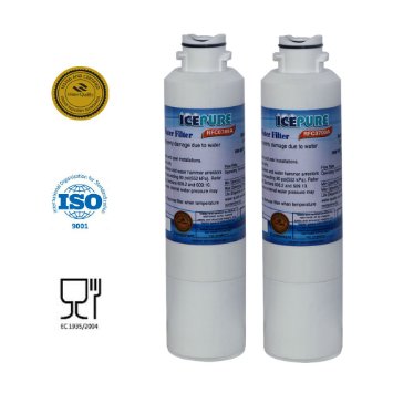 2-Pack IcePure Water Filter to Replace Samsung, Kenmore, Sears, DA29-00020A, DA29-00020B, DA2900020A, DA2900020B, DA-97-08006A, DA-97-08006A-B, DA-97-08006B, DA2900019A, DA97-08006A-B, DA29-00019A, HAF-CIN, HAF-CIN-EXP, HAF-CINEXP, HAFCIN, 9101, 46-9101, 469101, WF294.