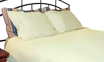 Whisper Organics 100% Organic Cotton Duvet Covers Set, 500 Thread Count - GOTS Certified (King/California King, Natural)