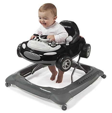 Stork Craft Mini-Speedster Activity Walker, Black