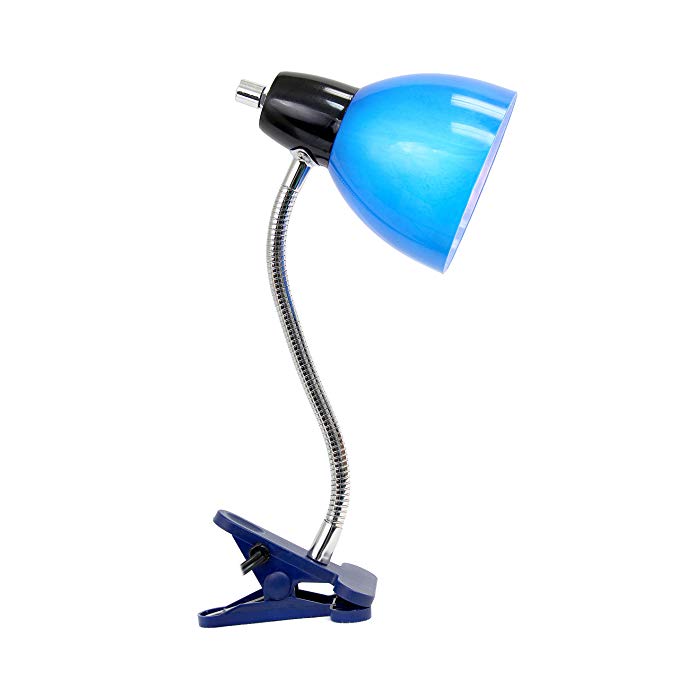 Limelights LD2014-BLU Adjustable Clip Lamp Light, Blue