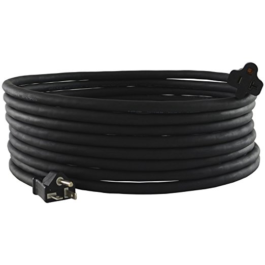 Conntek NEMA 5-20 20-Amp T-Blade SJOOW 123 Anti-Weather Oils Acids and Chemicals Rubber Extension Cord