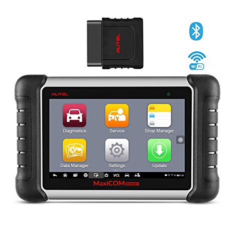 Autel MK808BT Bluetooth OBD2 Scanner Diagnostic Scan Tool with All Systems Diagnosis and 21 Services, IMMO, Oil Reset, EPB, BMS, SAS, DPF, TPMS Relearn, ABS Bleed, Injector, Advanced Ver. of MK808