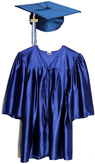 Preschool and Kindergarten Graduation Cap and Gown, Tassel and 2020 Charm