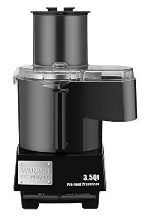 Waring Commercial WFP14SC Batch Bowl and Continuous Food Processor with LiquiLock Seal System, 3-1/2-Quart