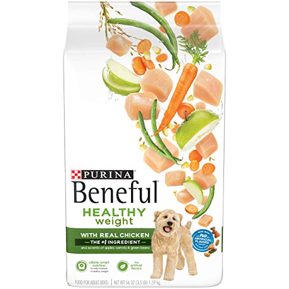 Purina Beneful Healthy Weight Dry Dog Food, Healthy Weight With Real Chicken - 3.5 lb. Bag