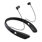 SoundBot SB730 Bluetooth 40 Stereo Wireless Sweat resistant Wearable Headset w 18 Hrs Music Streaming or Hands-free Talking 300 hours Standby Time Multi device connection Potent Bass Crystal Audio Built-in Mic Vibration Alert Voice Prompt and CVC Clear Voice Capture
