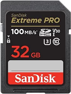 SanDisk 32GB Extreme PRO, Tarjeta de memoria, SDHC, hasta 100 MB/s   RescuePro Deluxe, UHS-I Class 10 U3 V30