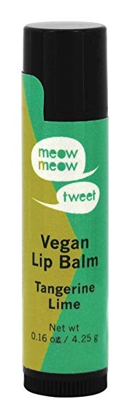 Meow Meow Tweet - Vegan Lip Balm Tangerine Lime - 0.16 oz.(pack of 3)